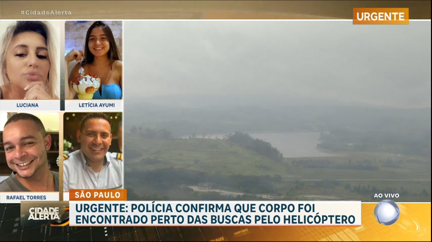Vídeo: Polícia de SP encontra corpo na região onde helicóptero desapareceu