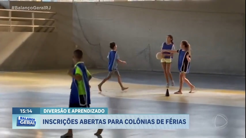 Vídeo: Secretaria Municipal de Esportes abre inscrições para colônias de férias no RJ