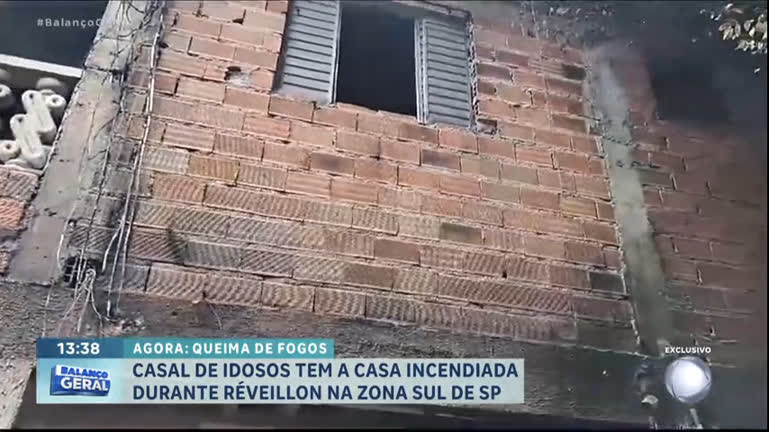 Vídeo: Casal de idosos tem casa destruída por conta de fogos de artifício em SP