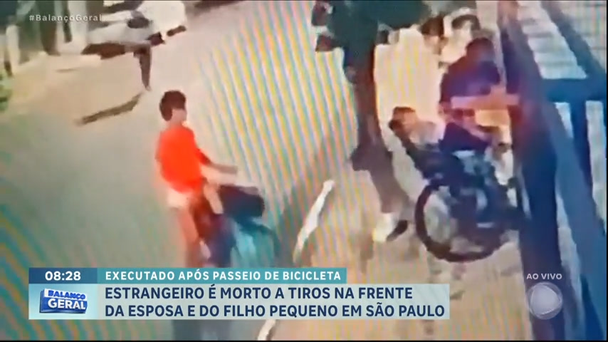 Vídeo: Esloveno é morto a tiros na frente da mulher e do filho em SP