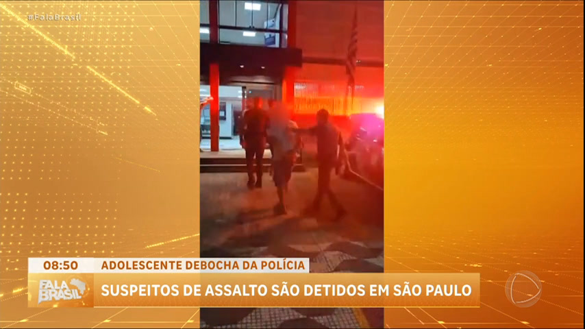 Vídeo: Suspeitos de assalto são presos em São Paulo