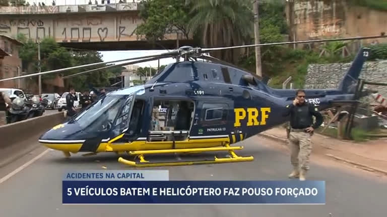 Vídeo: Queda de helicóptero da PRF é segundo caso em sete dias em MG