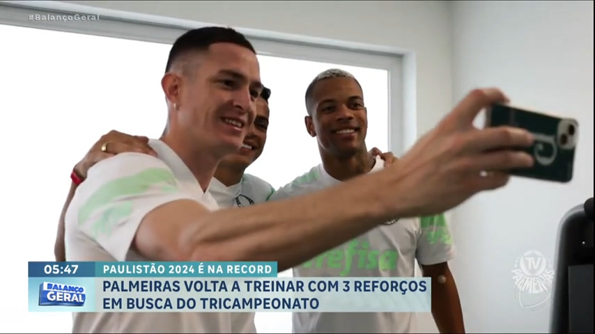 Vídeo: Saiba as novidades do Palmeiras para o Paulistão 2024