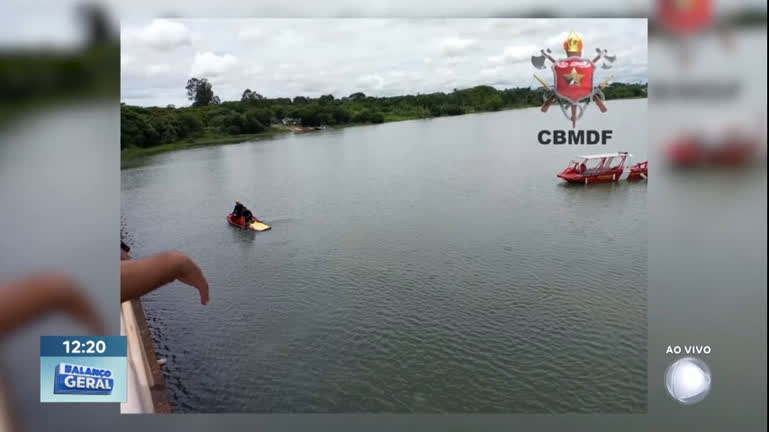 Vídeo: Corpo de jovem é encontrado submerso no Lago Paranoá