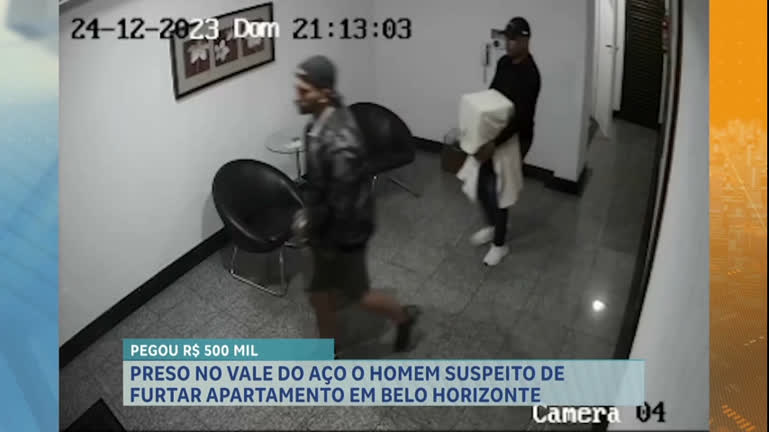 Vídeo: Polícia prende homens que invadiram apartamento e levaram cofre com R$ 500 mil em BH