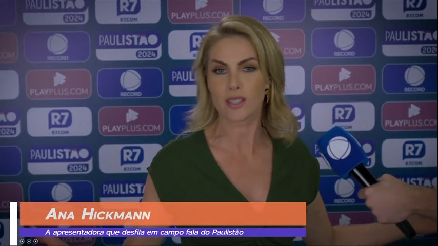Vídeo: Ana Hickmann te convida a acompanhar o Paulistão 2024 na RECORD , no R7 e PlayPlus
