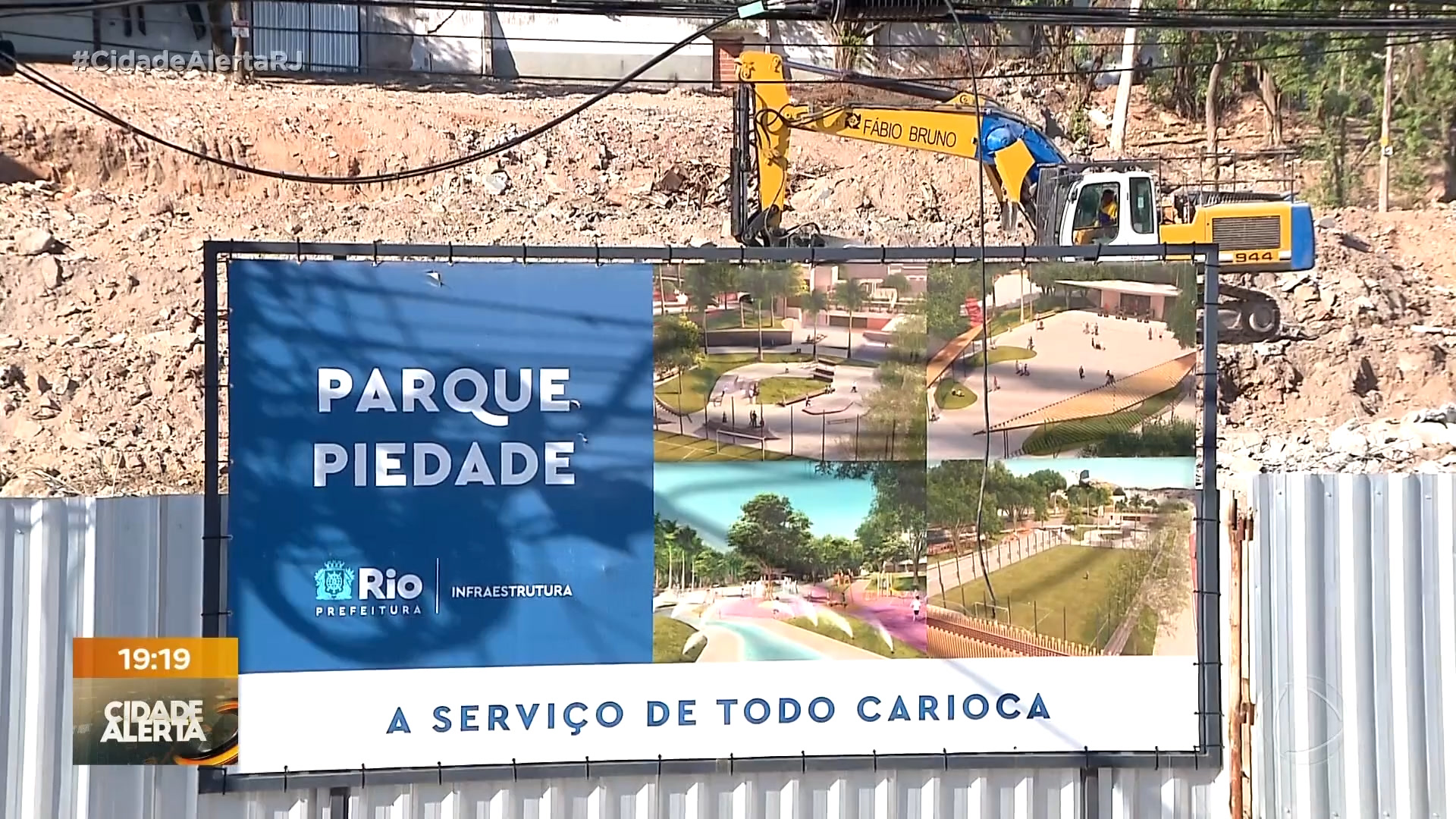Vídeo: Policia investiga tentativa de extorsão durante obras do Parque Piedade na zona norte do Rio
