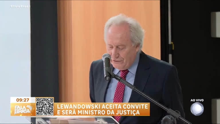 Vídeo: Ricardo Lewandowski aceita convite para se tornar ministro da Justiça