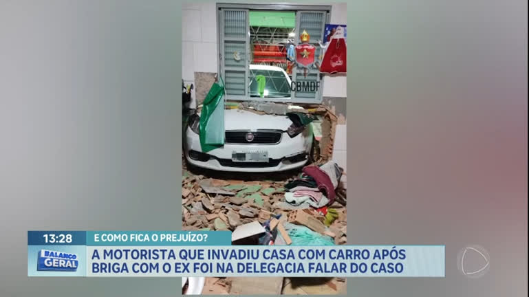 Vídeo: Mulher perde controle de carro e invade casa no Recanto das Emas (DF)