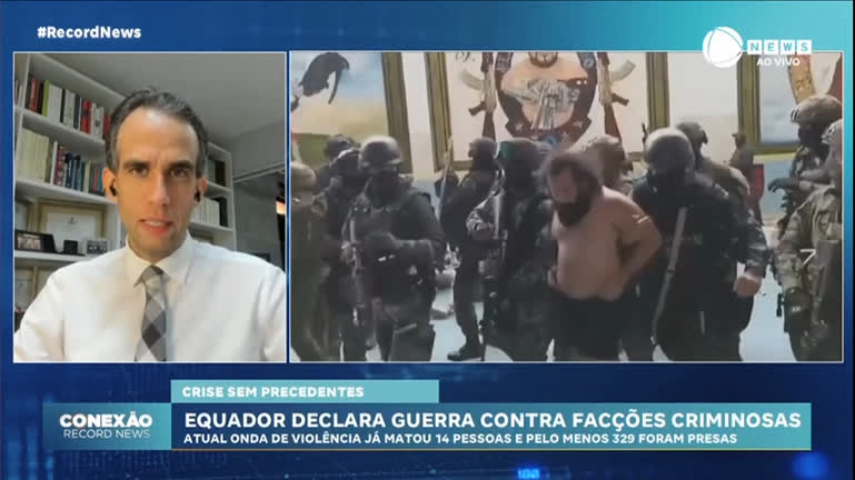 Vídeo: Brasil vive cenário observado anos atrás no Equador, com controle de facções criminosas no país