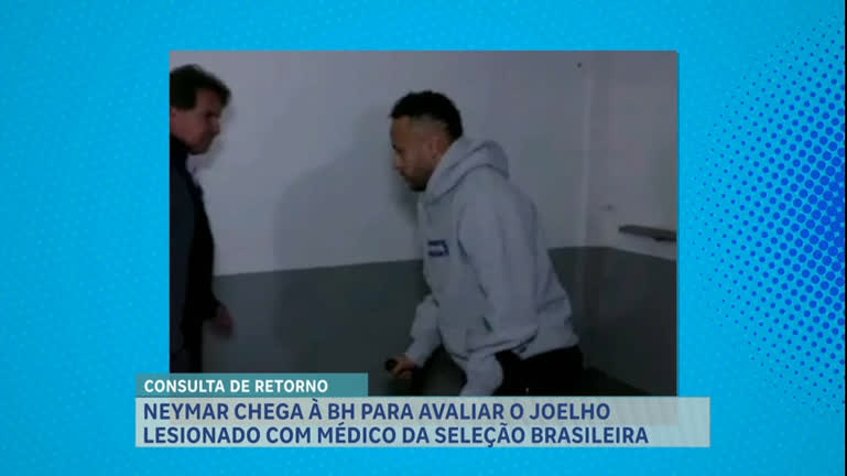 Vídeo: A Hora da Venenosa: jogador Neymar esteve em BH para consulta pós-operatória