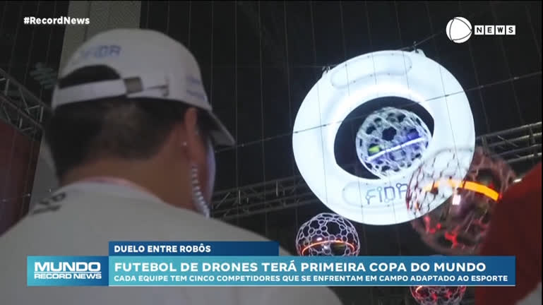 Vídeo: Futebol de drones terá a primeira Copa do Mundo na Coreia do Sul em 2025
