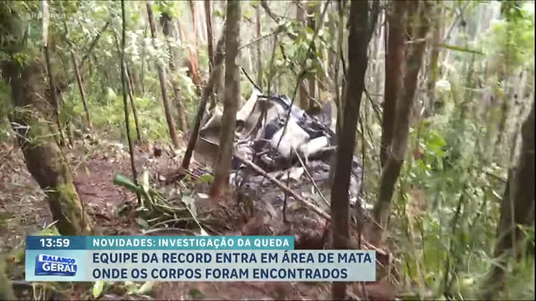 Vídeo: Helicóptero encontrado: equipe da RECORD mostra área onde corpos dos passageiros foram encontrados