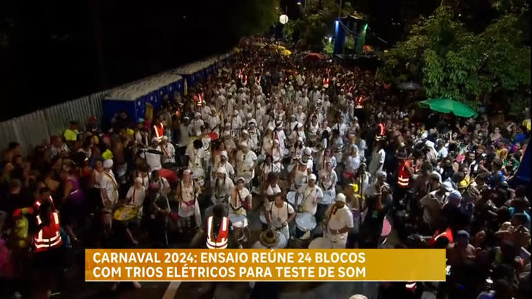 Vídeo: Ensaio geral do Carnaval de BH termina com ao menos 37 celulares furtados