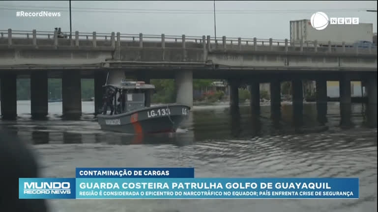 Vídeo: Veja: autoridades aumentam fiscalização no golfo de Guayaquil, epicentro do tráfico de drogas no Equador