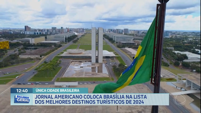 Vídeo: Jornal americano coloca Brasília na lista dos melhores destinos turísticos