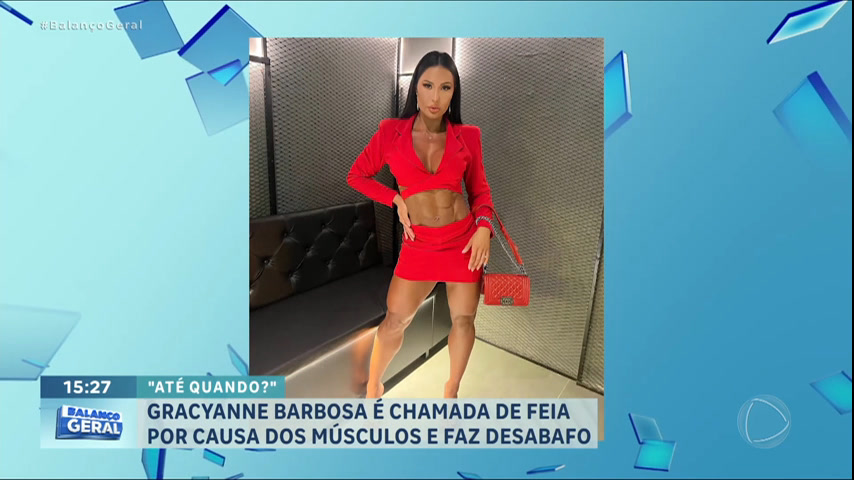 Vídeo: Gracyanne Barbosa rebate críticas após ser chamada de feia: "Sou feliz assim"