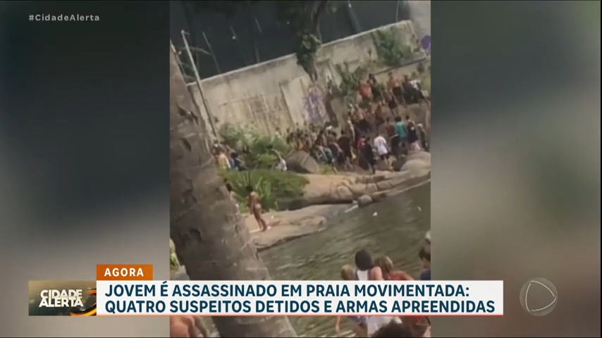 Vídeo: Adolescente de 15 anos é assassinado em praia movimentada no Espírito Santo