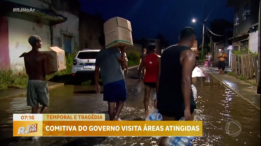 Vídeo: Municípios da Baixada Fluminense vão receber recursos federais após temporal