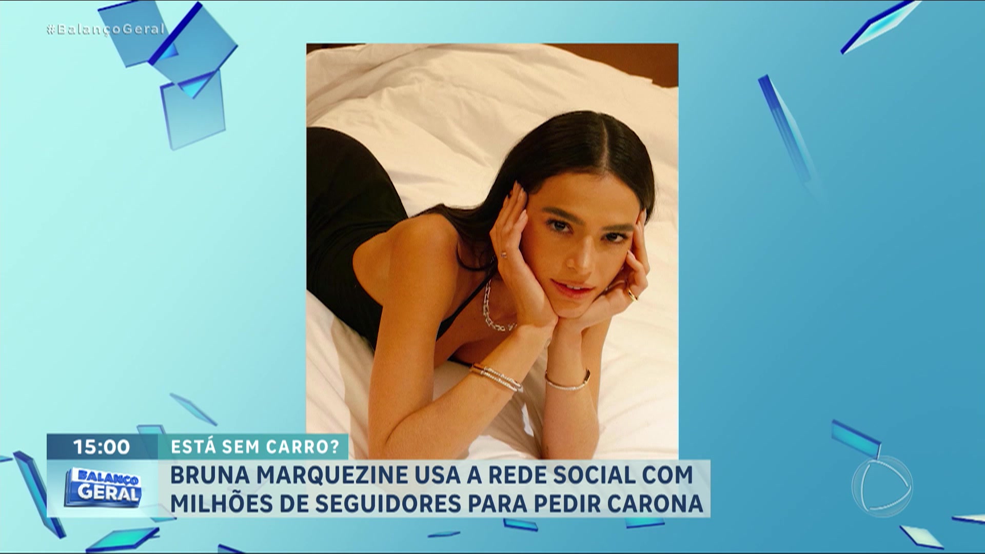 Vídeo: Sem carro? Bruna Marquezine usa rede social com milhões de seguidores para pedir carona