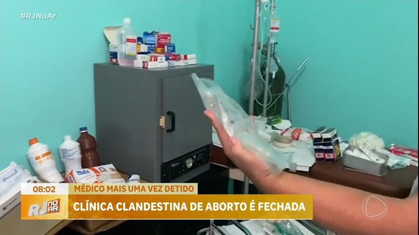Vídeo: Clínica de aborto é fechada na zona oeste do Rio