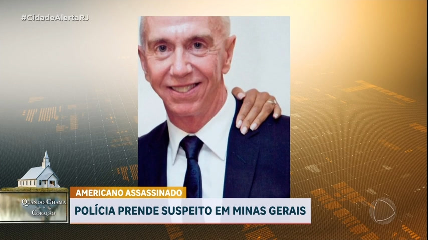Vídeo: Policia prende, em Minas Gerais, homem suspeito de assassinar americano na zona sul do Rio