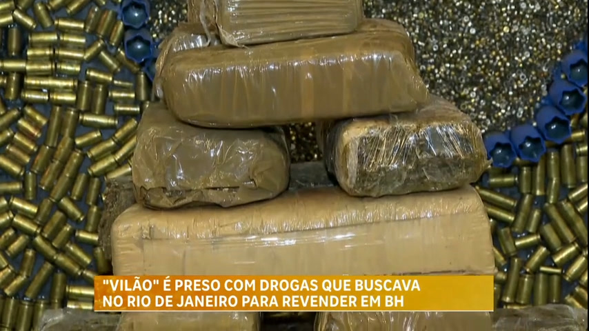 Vídeo: Polícia prende mais de R$ 20 mil em barras de maconha com suposto artista em BH