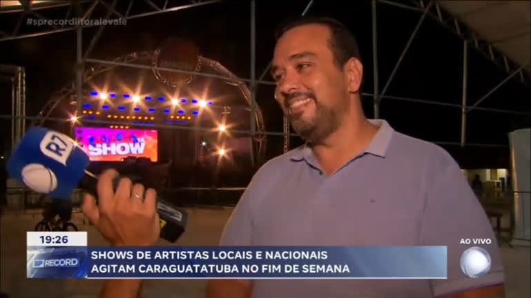 Vídeo: Em Caraguatatuba acontecem vários shows