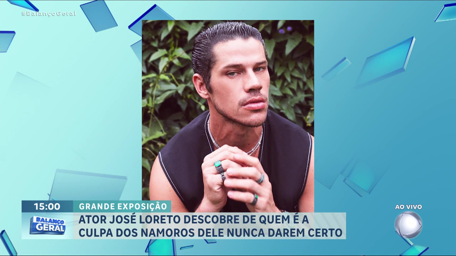 Vídeo: José Loreto diz que culpa dos namoros dele nunca darem certo é da imprensa