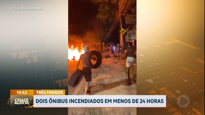 Vídeo: Dois ônibus são incendiados em menos de 24 horas na zona norte e oeste do Rio