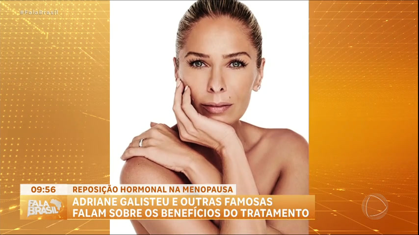 Vídeo: Adriane Galisteu revela que faz reposição hormonal para lidar com menopausa