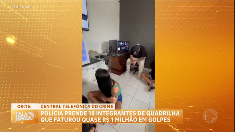 Vídeo: Polícia prende integrantes de quadrilha que aplicava o golpe da falsa central telefônica