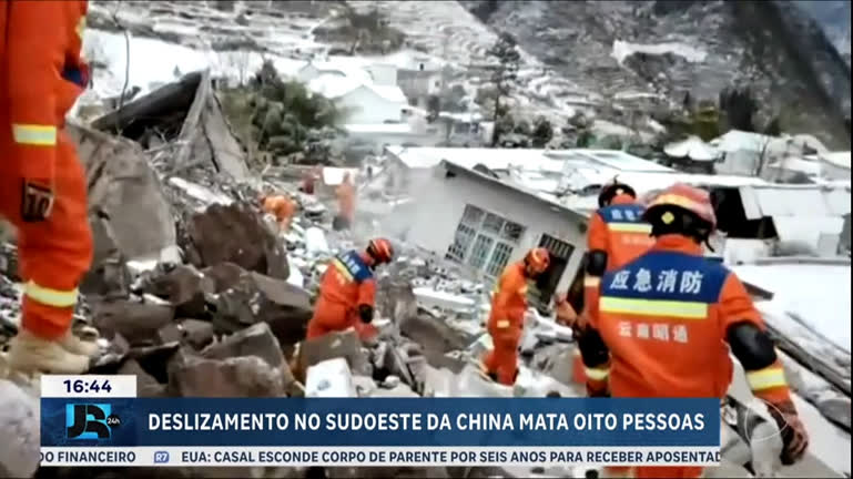 Vídeo: Deslizamento no sudoeste da China deixa 8 mortos e dezenas de desaparecidos