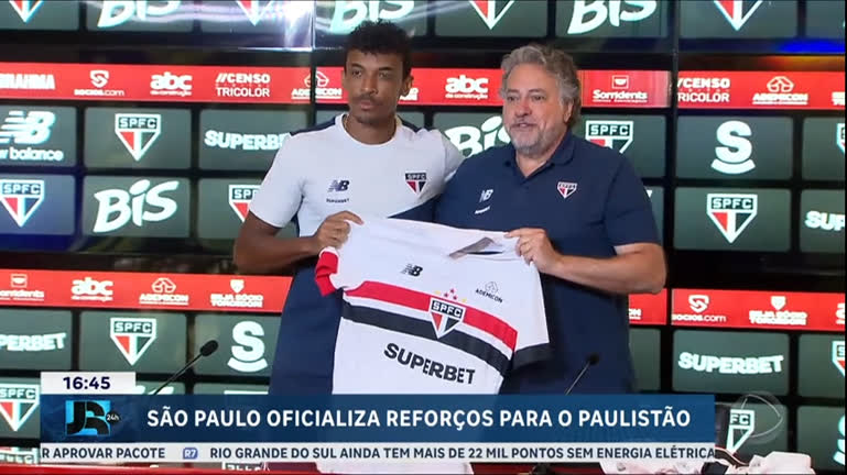 Vídeo: São Paulo oficializa contratações de Luiz Gustavo e Erick para o Paulistão