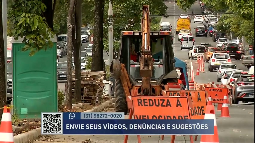Vídeo: Obra de ciclovia causa polêmica em avenida de Belo Horizonte