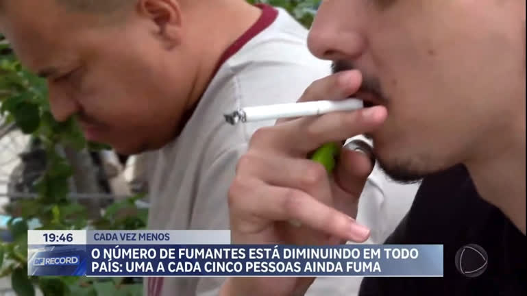 Vídeo: Consumo de tabaco no Brasil cai cerca de 35% desde 2010