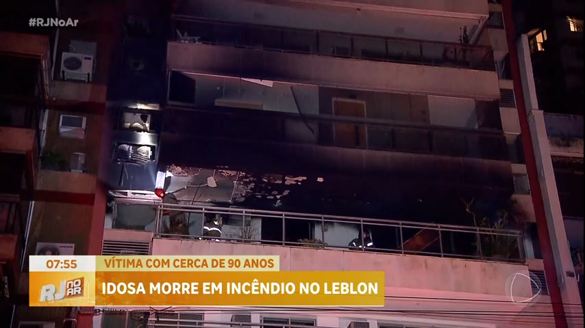 Idosa de 90 anos morre durante incêndio em apartamento na zona sul do Rio – Rio de Janeiro