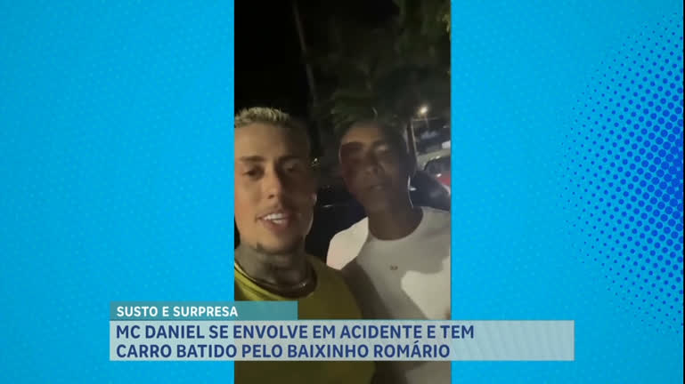 Vídeo: A Hora da Venenosa: cantor MC Daniel se envolve em acidente com senador do RJ, Romário