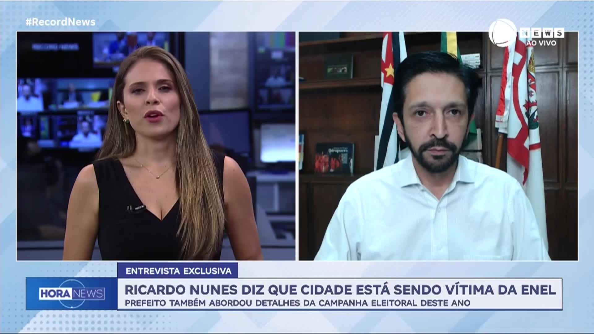 Vídeo: Exclusivo: Ricardo Nunes, prefeito de São Paulo, afirma que a cidade é vítima da Enel