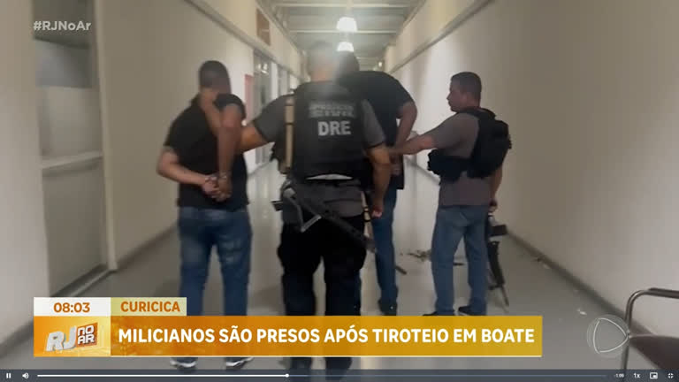 Vídeo: Milicianos são presos após tiroteio em boate na zona oeste do Rio