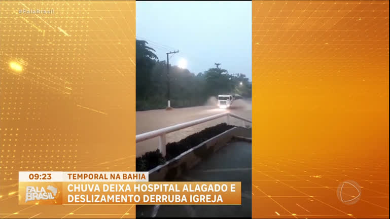 Vídeo: Forte chuva provoca transtornos na Bahia