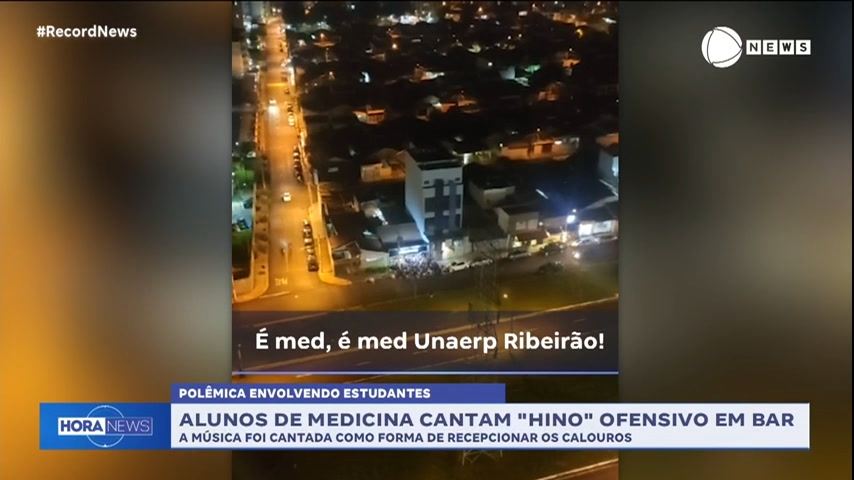 Vídeo: Estudantes de medicina cantam 'hino' ofensivo às mulheres