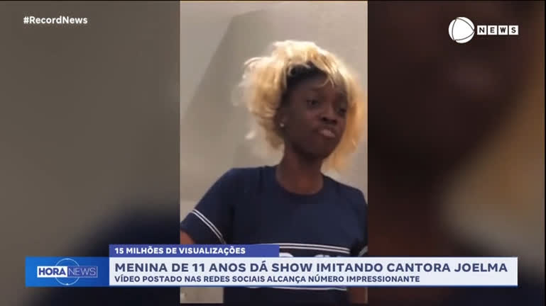 Vídeo: Joelma mirim: menina de 11 anos viraliza com imitação impressionante da cantora