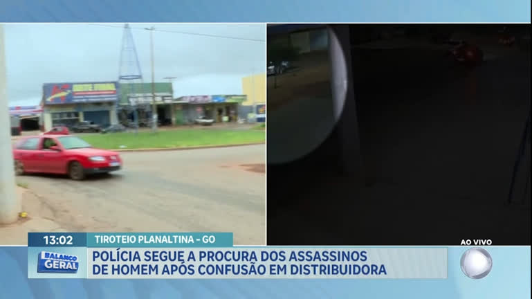 Vídeo: Polícia procura por suspeito de matar homem em distribuidora em Planaltina de Goiás