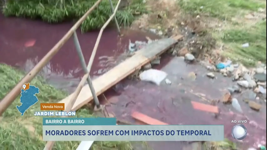 Vídeo: Bairro a Bairro: moradores sofrem com impactos da chuva em BH