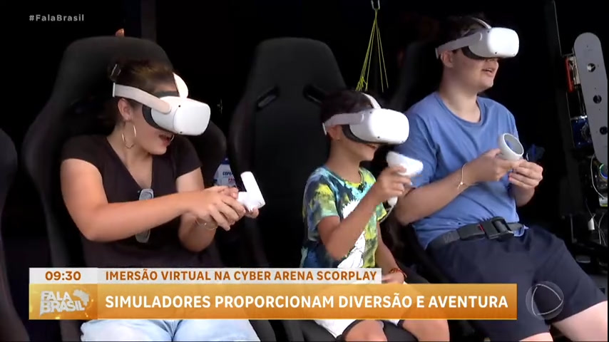 Vídeo: Imersão virtual no Parque Ibirapuera proporciona diversão e aventura