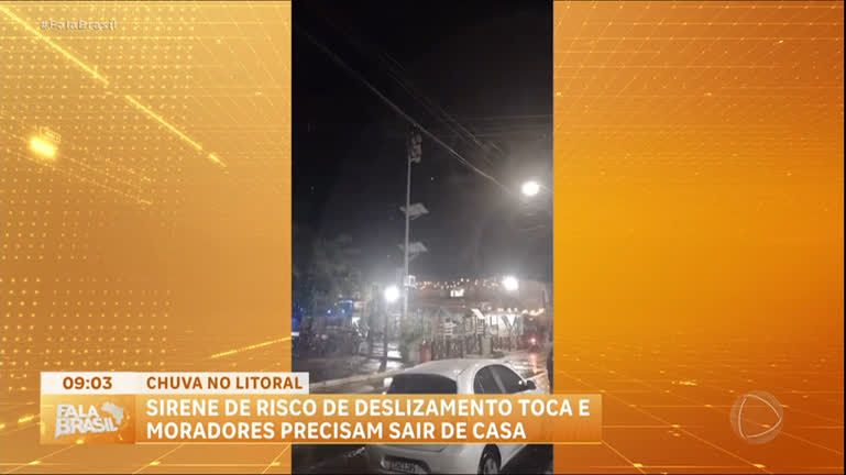 Vídeo: Litoral paulista entra em alerta para deslizamentos após fortes chuvas na região