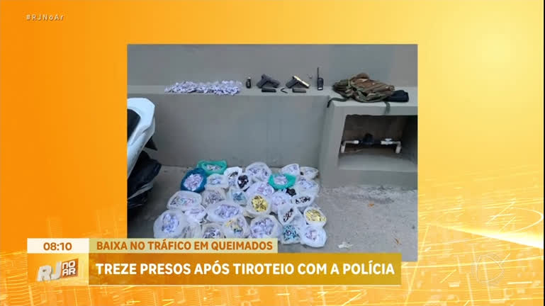 Vídeo: Polícia prende 13 traficantes durante operação na Baixada Fluminense