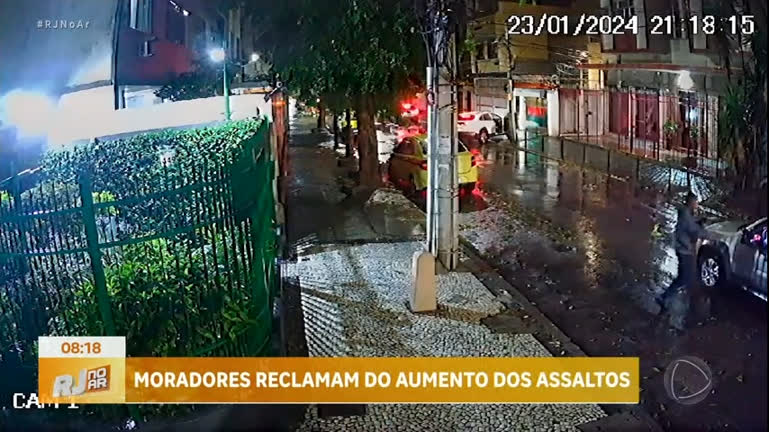 Vídeo: Moradores reclamam do aumento de assaltos em Vila Isabel (RJ)