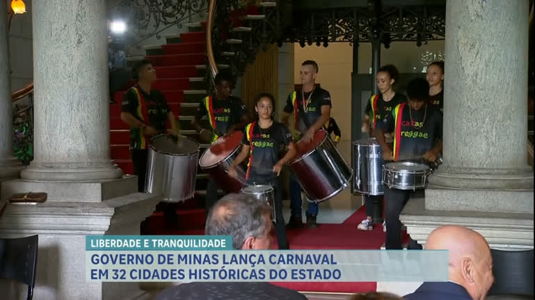 Vídeo: Governo de Minas lança Carnaval das cidades históricas em MG